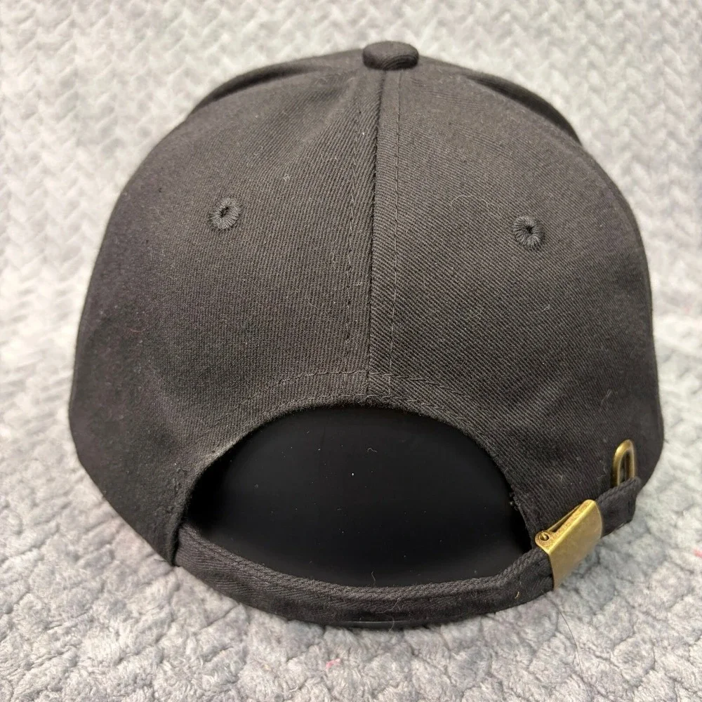 United States 250 Years 1776-2026 Patriotic Eagle Black Cotton Adjustable Hat